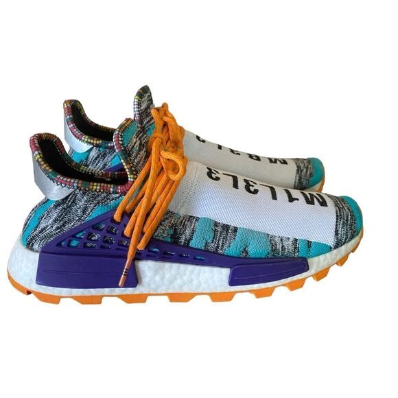 Adidas Shoes Men’s Size 11 NMD Hu Pharrell M1L3L3 Solar Pack - Picture 4 of 16